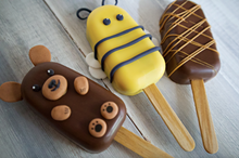 Load image into Gallery viewer, Blissful Brown Bear Cakesicles
