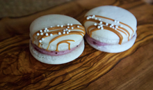 Load image into Gallery viewer, Scrumptious Blueberry Muffin Macarons
