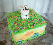 Load image into Gallery viewer, Flowery Meadow Cow Cake
